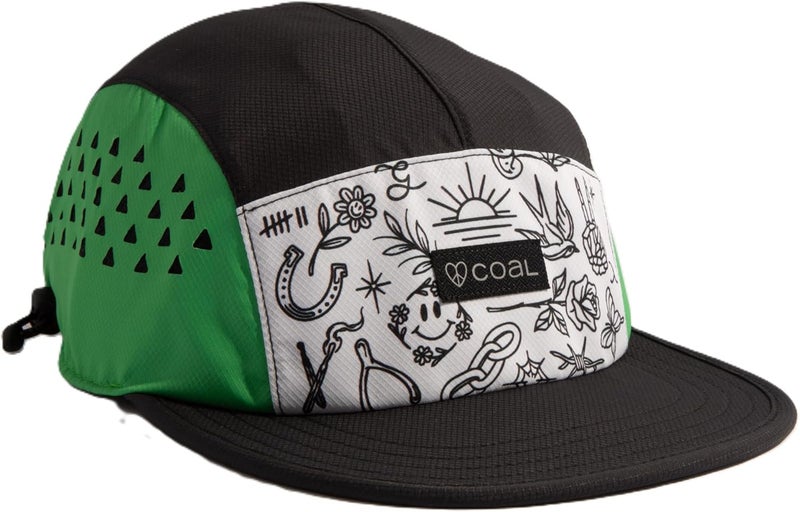 Headwear Provo Performance 5 Panel Cap Hat - UPF 50, Moisture Wicking, Adjustable, Running, Cycling, Hiking